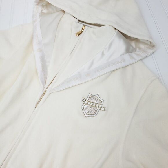 *RARE* Vintage Escada Sport Hooded Ivory White Jacket - Picture 10 of 16